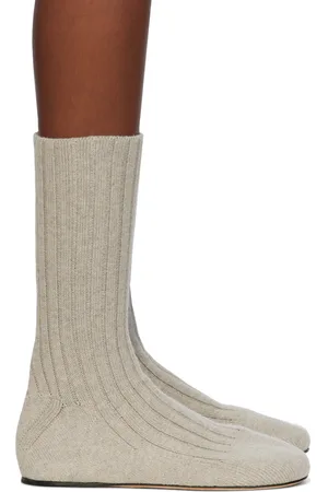 Bottega Veneta Gray Domenica Boots