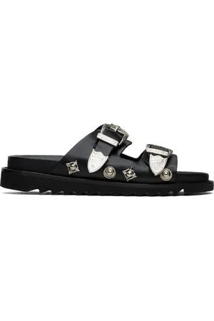 TOGA PULLA SSENSE Exclusive Black Buckle Sandals