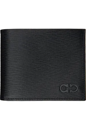 Salvatore Ferragamo Navy Gancini Wallet