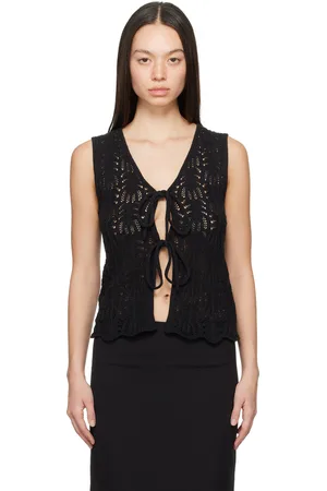 THE GARMENT Black V-Neck Vest