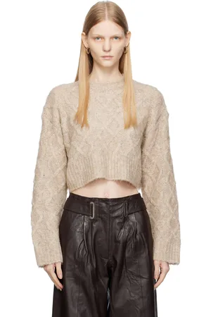 REMAIN Birger Christensen Beige Brushed Sweater