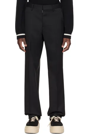 Maison Margiela Black Creased Trousers