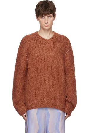 Acne Studios Brown Hand-Knit Sweater