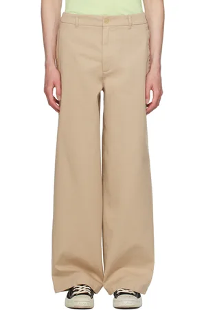 Acne Studios Beige Patch Trousers