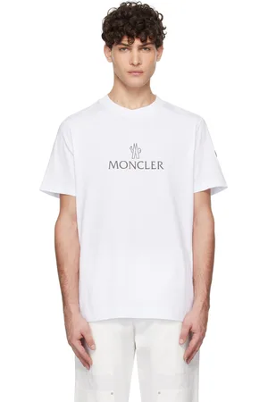 Moncler White Logo Cotton T-shirt