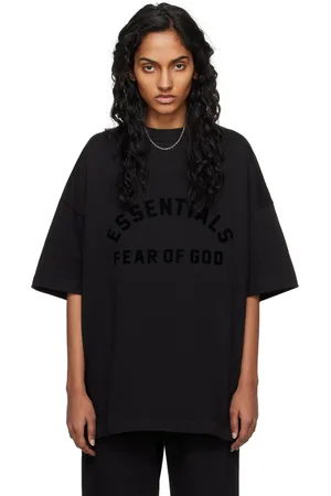 FEAR OF GOD Black Crewneck T-Shirt