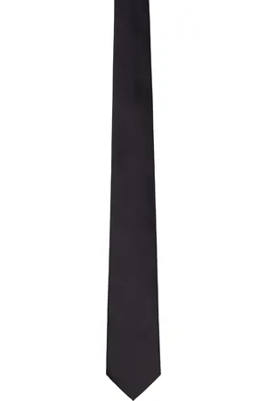 Salvatore Ferragamo Black Silk Tie