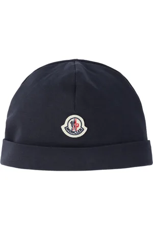 Moncler Baby Navy Patch Beanie