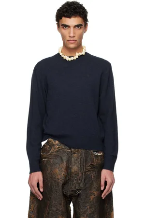 Acne Studios Navy Yak Wool Sweater