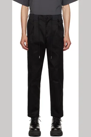 SACAI Black Drawstring Trousers