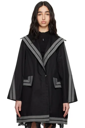 Kiko Kostadinov Black Dorado Coat