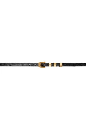 By Far Black Vic Circular Belt