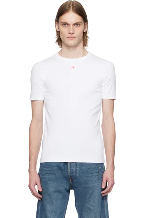 Diesel White D-Ribber-N T-shirt