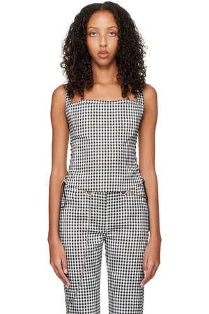 Miaou SSENSE Work Capsule – Black & White Vallois Corset