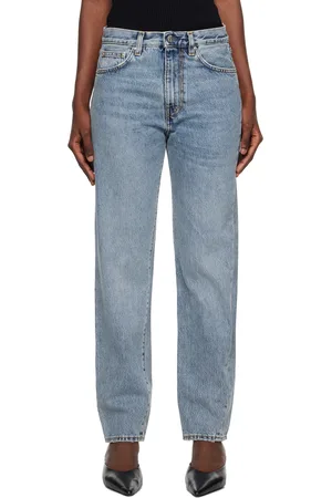 Totême Blue Twisted Seam Jeans
