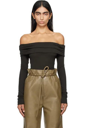 Nanushka Black Amily Top