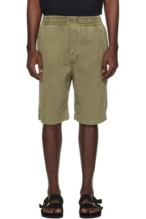 Isabel Marant Khaki Tyler Denim Shorts