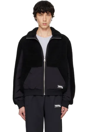 Maison Kitsuné Black Flash Fox Fleece Jacket
