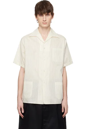 Maison Margiela Beige Short-Sleeved Shirt