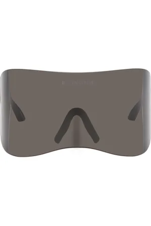 Balenciaga Black Mask Rectangle Sunglasses