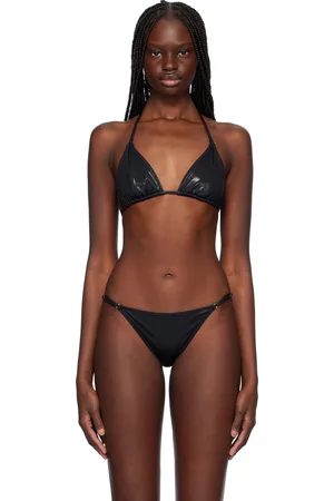 Yasmine Eslami Black Mica Bikini Top