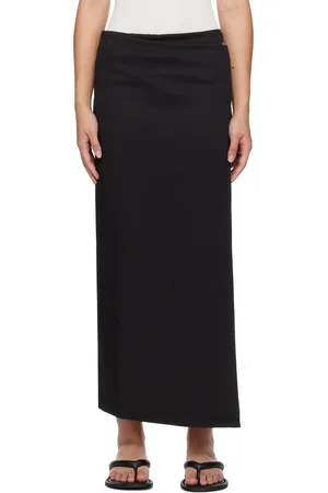 St Agni Column Wrap Midi Skirt