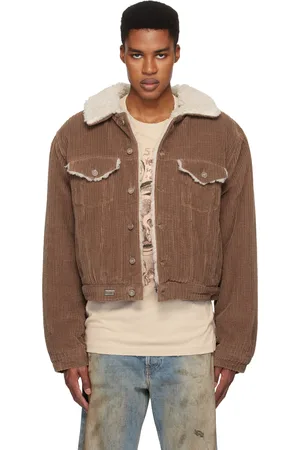 ERL Sherpa Corduroy Trucker Jacket