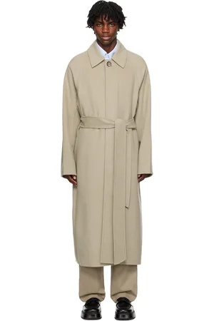 Ami Taupe Water-Repellent Coat