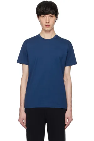 Sunspel Blue Riviera Midweight T-shirt