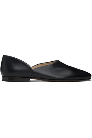 Maison Margiela Black Grecian Slip-on Loafers