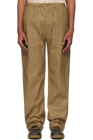 ENGINEERED GARMENTS Beige Fatigue Trousers