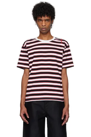 Marni Black & White Striped T-shirt