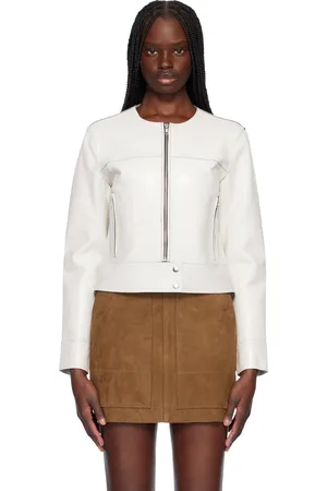 Stand Studio Off-White Cassie Leather Jacket