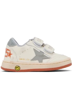 Golden Goose Baby White Ball Star Strap Sneakers