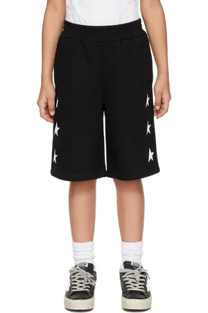 Golden Goose Kids Black Star Shorts