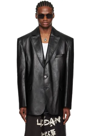 LU’U DAN Oversized Tailored Leather Jacket