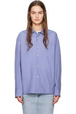 Alexander Wang Blue Button Up Shirt