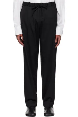 Maison Margiela Black Tailoring Wool Trousers