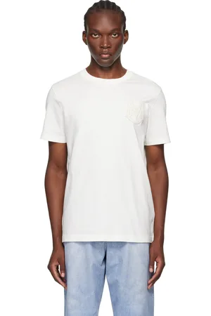 Moncler White Monogram T-Shirt