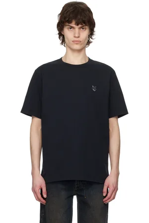 Maison Kitsuné Black Bold Fox Head Patch Comfort T-shirt