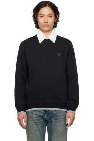 Paul Smith Black Broadstripe Zebra Sweatshirt