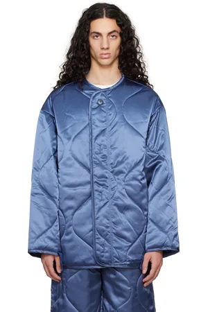 J.W.Anderson Navy Oversized Quilted Jacket