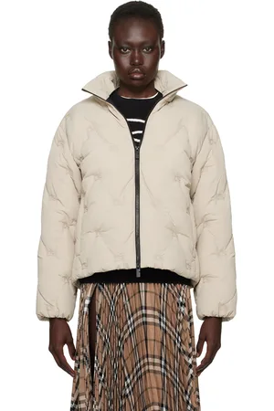 Burberry Beige EKD Nylon Down Puffer Jacket