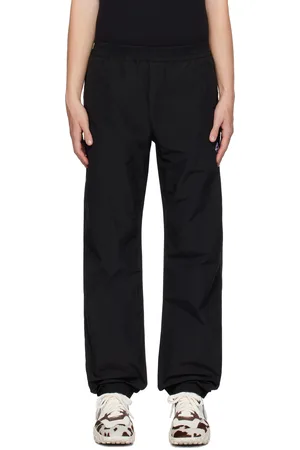 Marine Serre Black Sport Nylon Track Pants