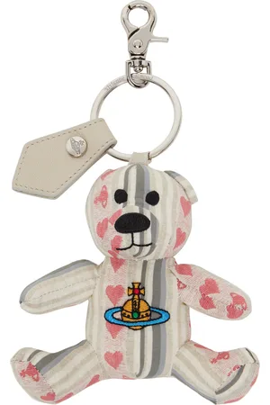Vivienne Westwood Off-White Teddy Bear Keychain