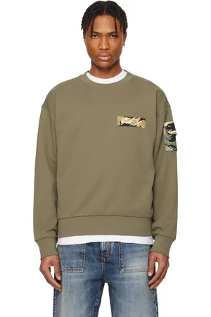 Givenchy Khaki Camo Patches Sweatshirt
