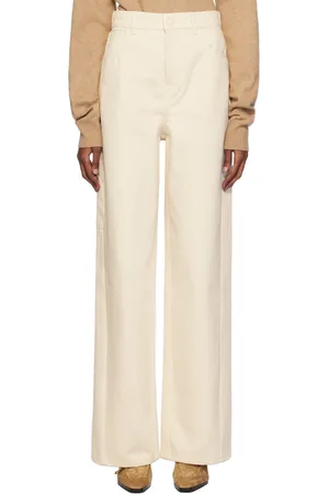 Max Mara Off-White Segnale Denim Trousers
