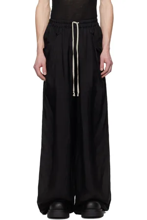 Rick Owens Black Hollywood Lido Trousers
