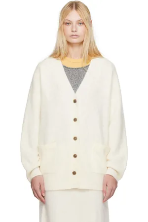 Lisa Yang Off-White Malena Cardigan