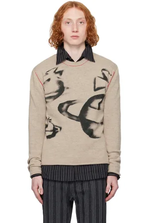 Vivienne Westwood Beige Orbit Sweater